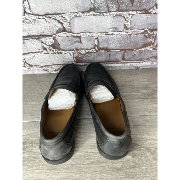 Massimo Dutti Black Leather Penny Loafers Slip On Dress Shoes Men Sz 42EU/9M US main image 9